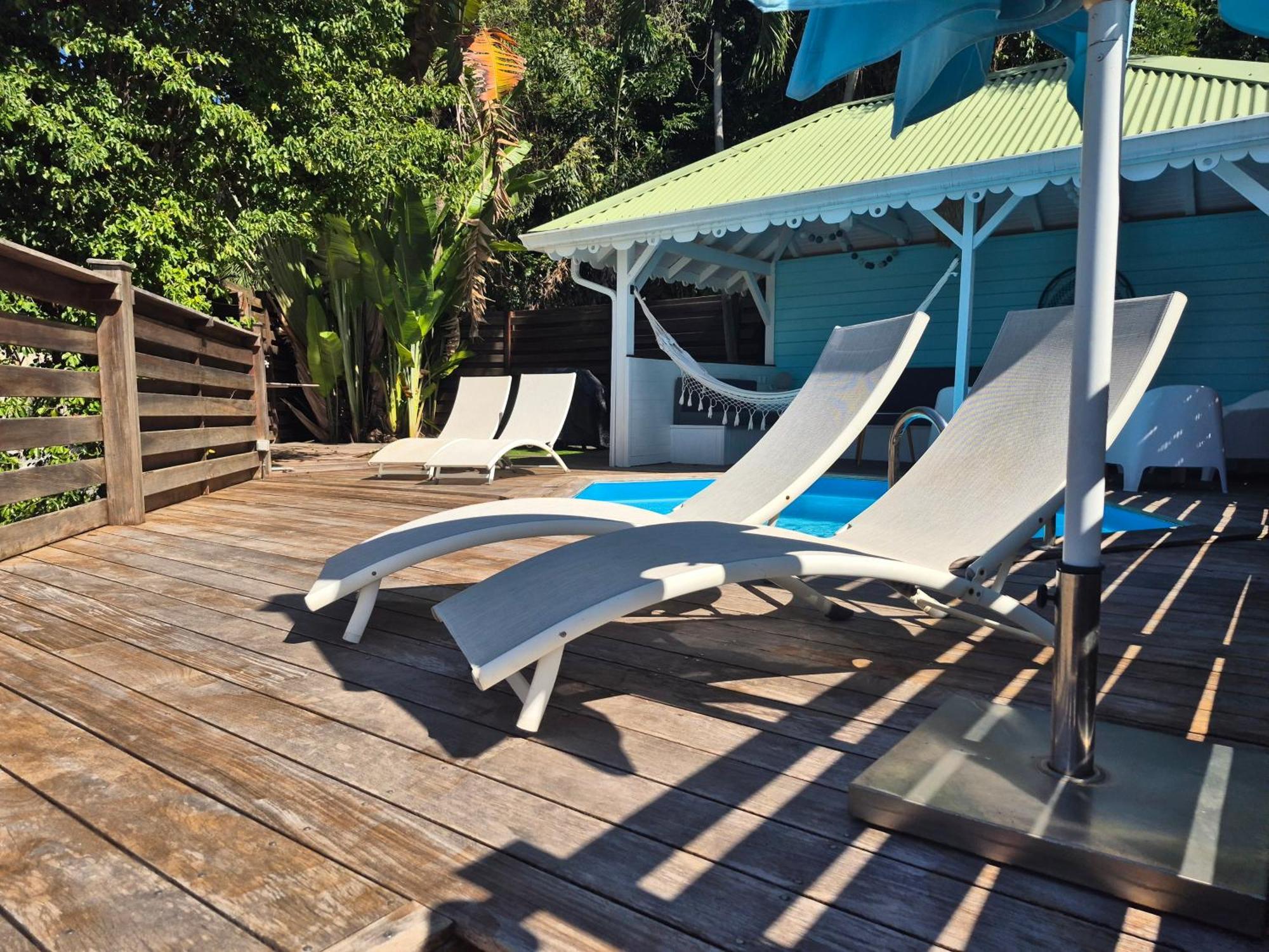 Villa Cannelle, Piscine, Vue Mer Deshaies Exterior photo