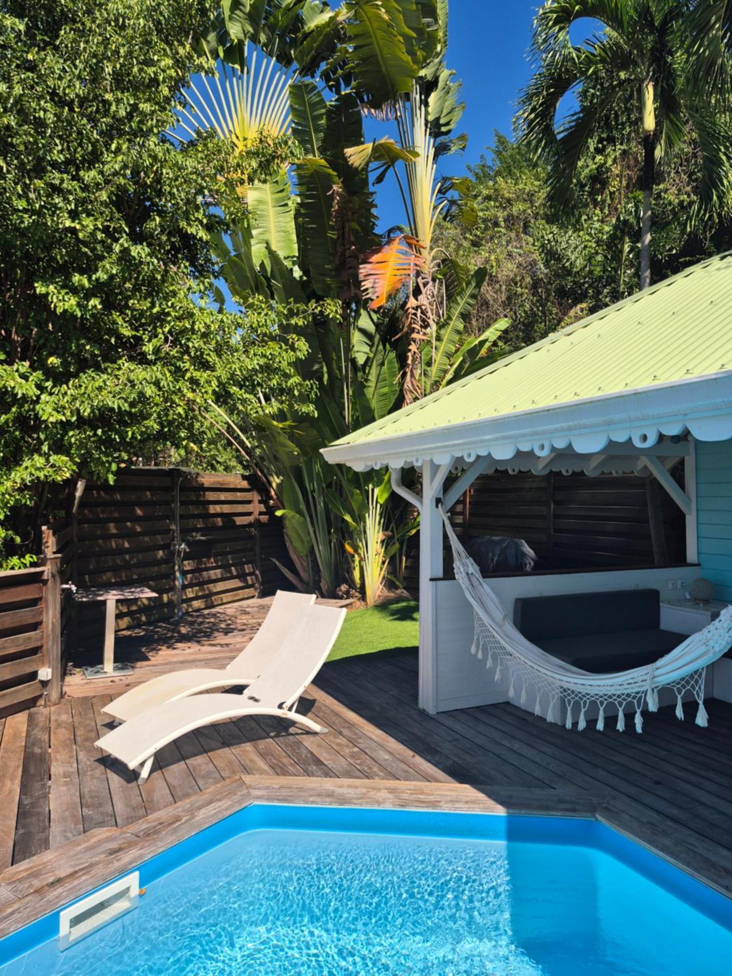 Villa Cannelle, Piscine, Vue Mer Deshaies Exterior photo