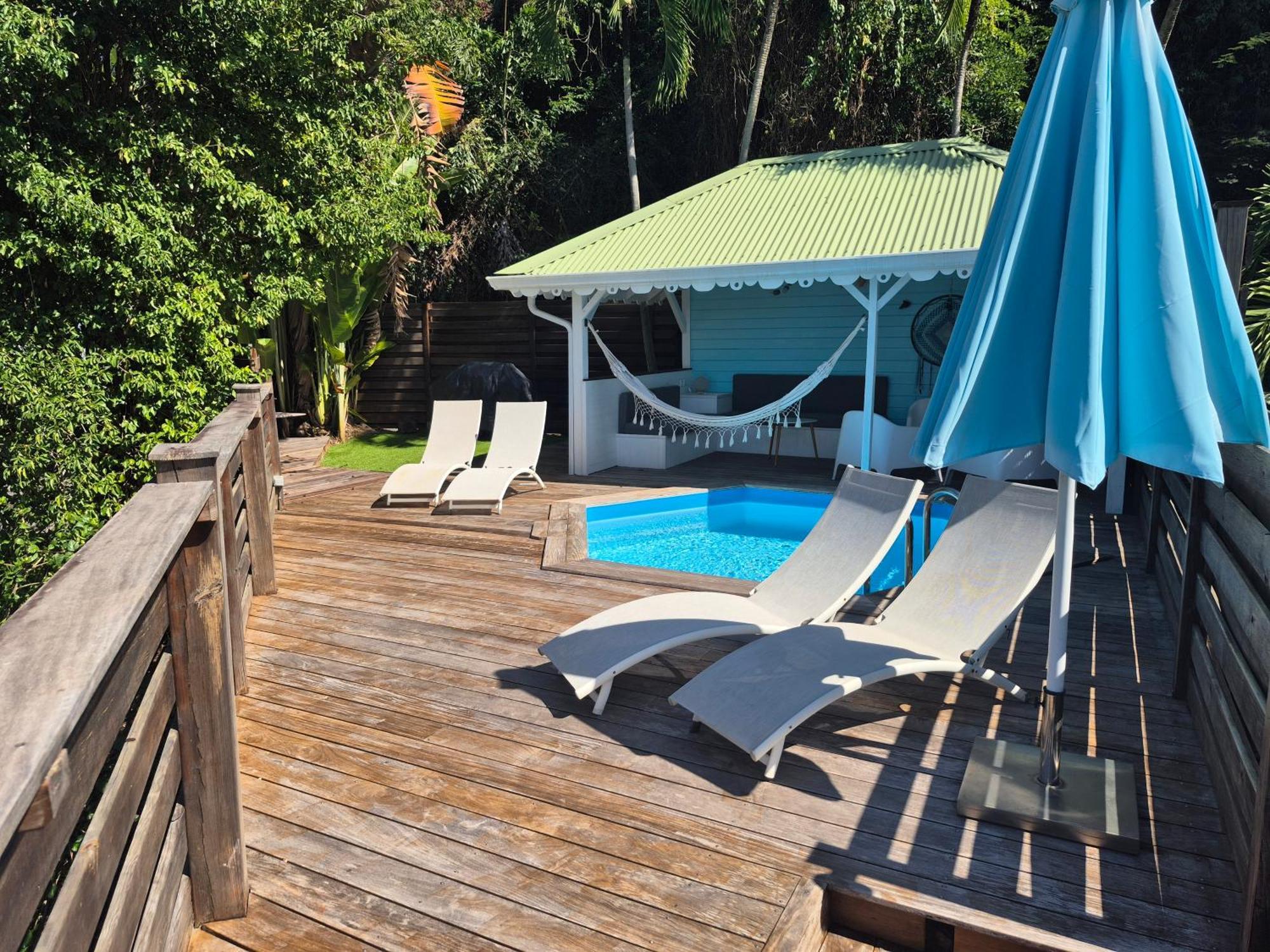 Villa Cannelle, Piscine, Vue Mer Deshaies Exterior photo