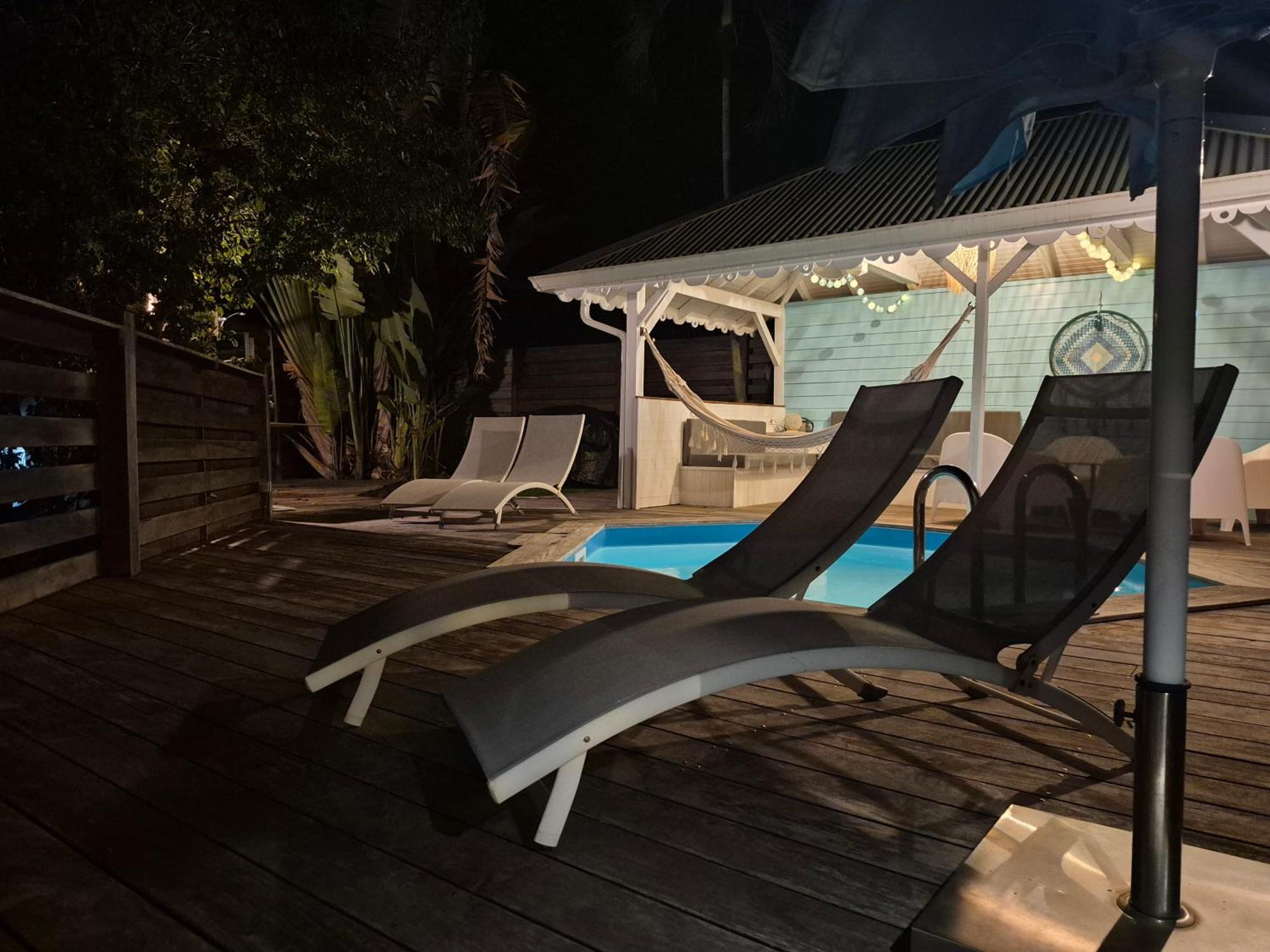 Villa Cannelle, Piscine, Vue Mer Deshaies Exterior photo